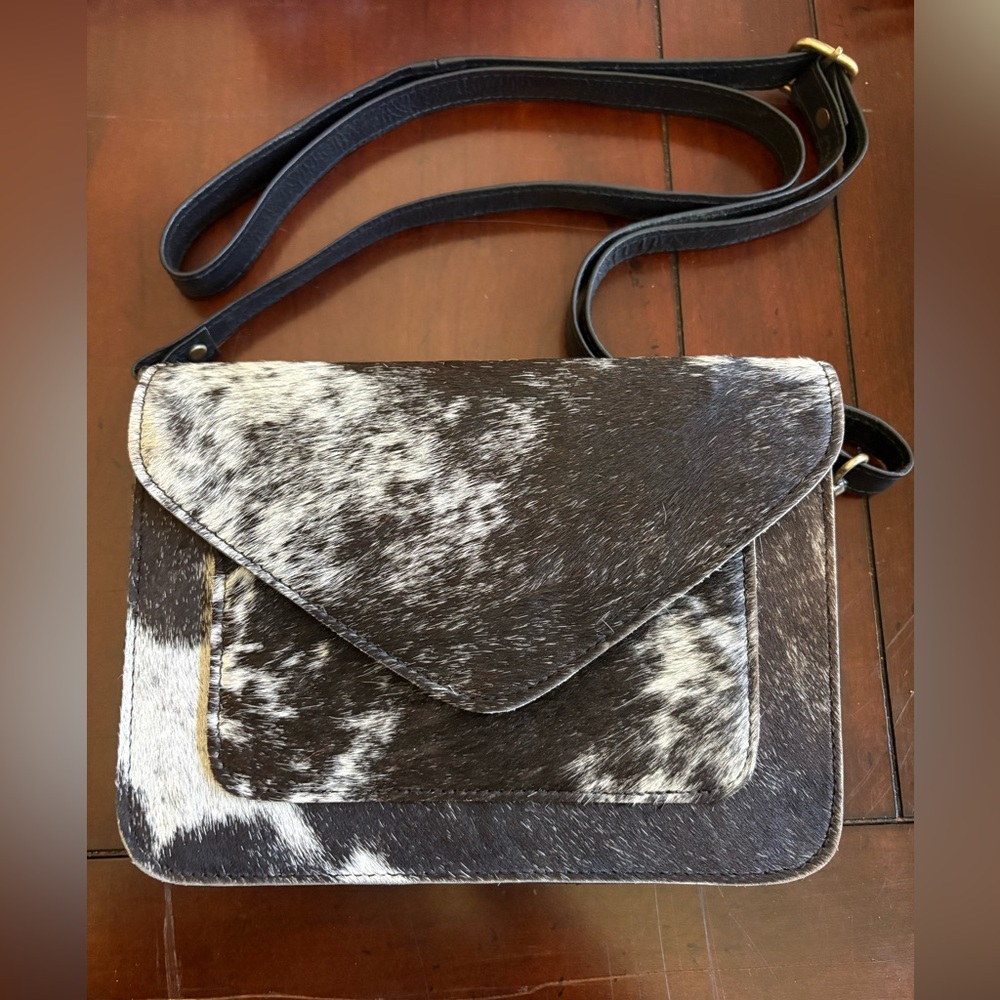 Cowhide Leather Crossbody NWT